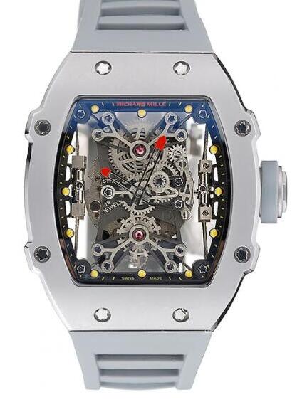 Replica Richard Mille RM 27-01 Tourbillon Rafael Nadal Grey Rubber Watch